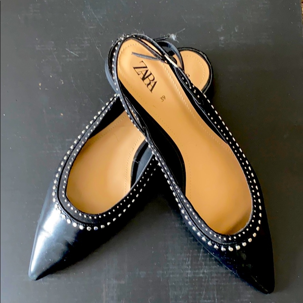 Zara studded ballet flats!!!